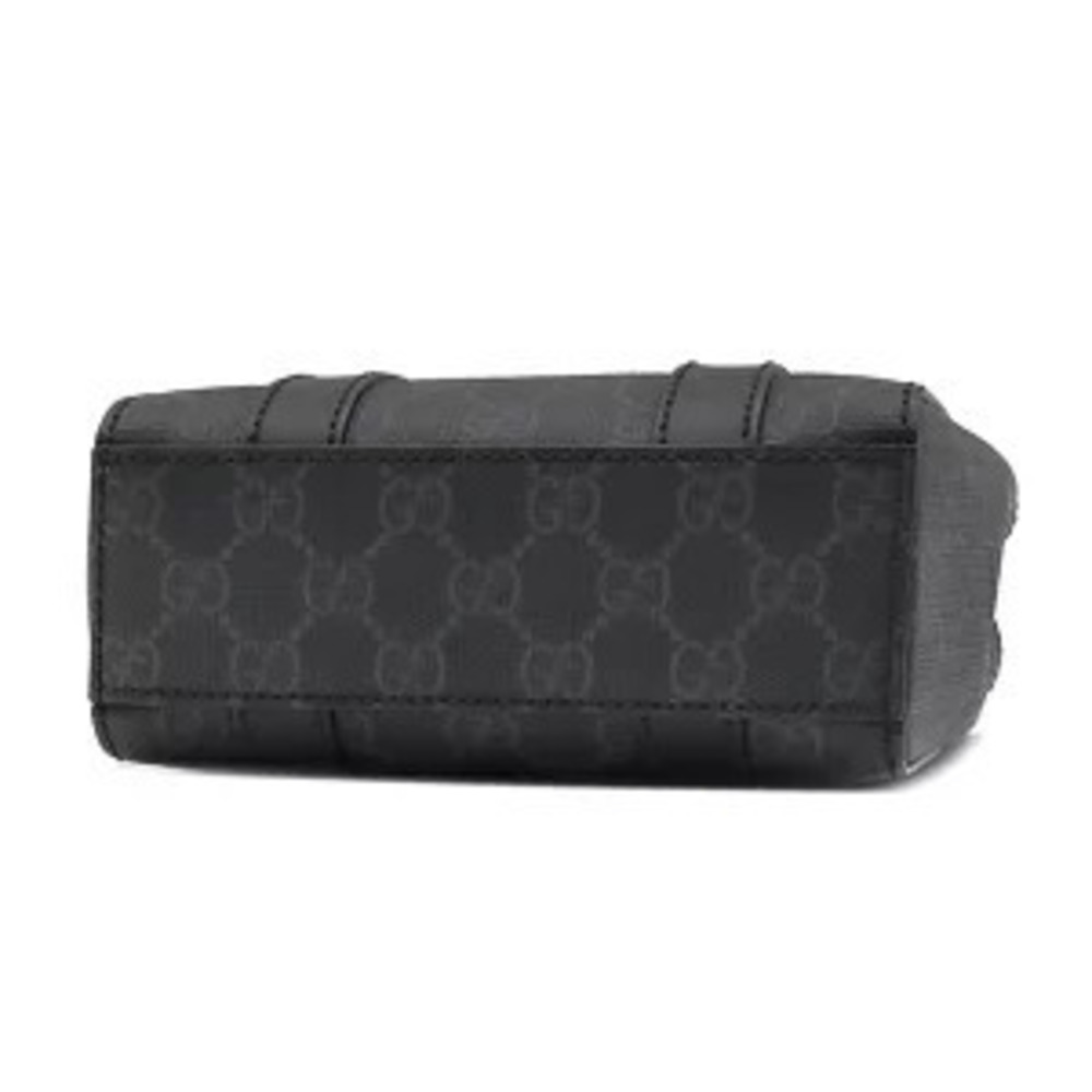 Gucci canvas Web GG Sherry tote shoulder black bag Supreme - Picture 3 of 6